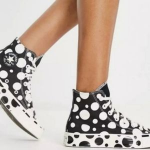 🔥Exclusive🔥 Converse Chuck 70 Polka Dot Mashup Hi Shoes Size 6.5 Women